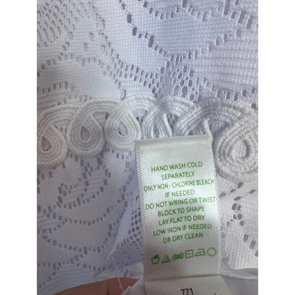 Lilly Pulitzer White Lace Dress Size 4 Classy Roses - Picture 5 of 6